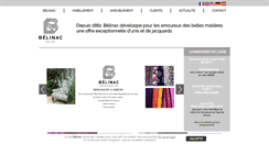 Desktop Screenshot of belinac.com